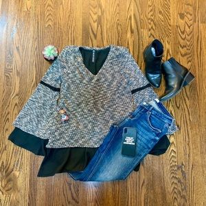 Grey & Black Sweater